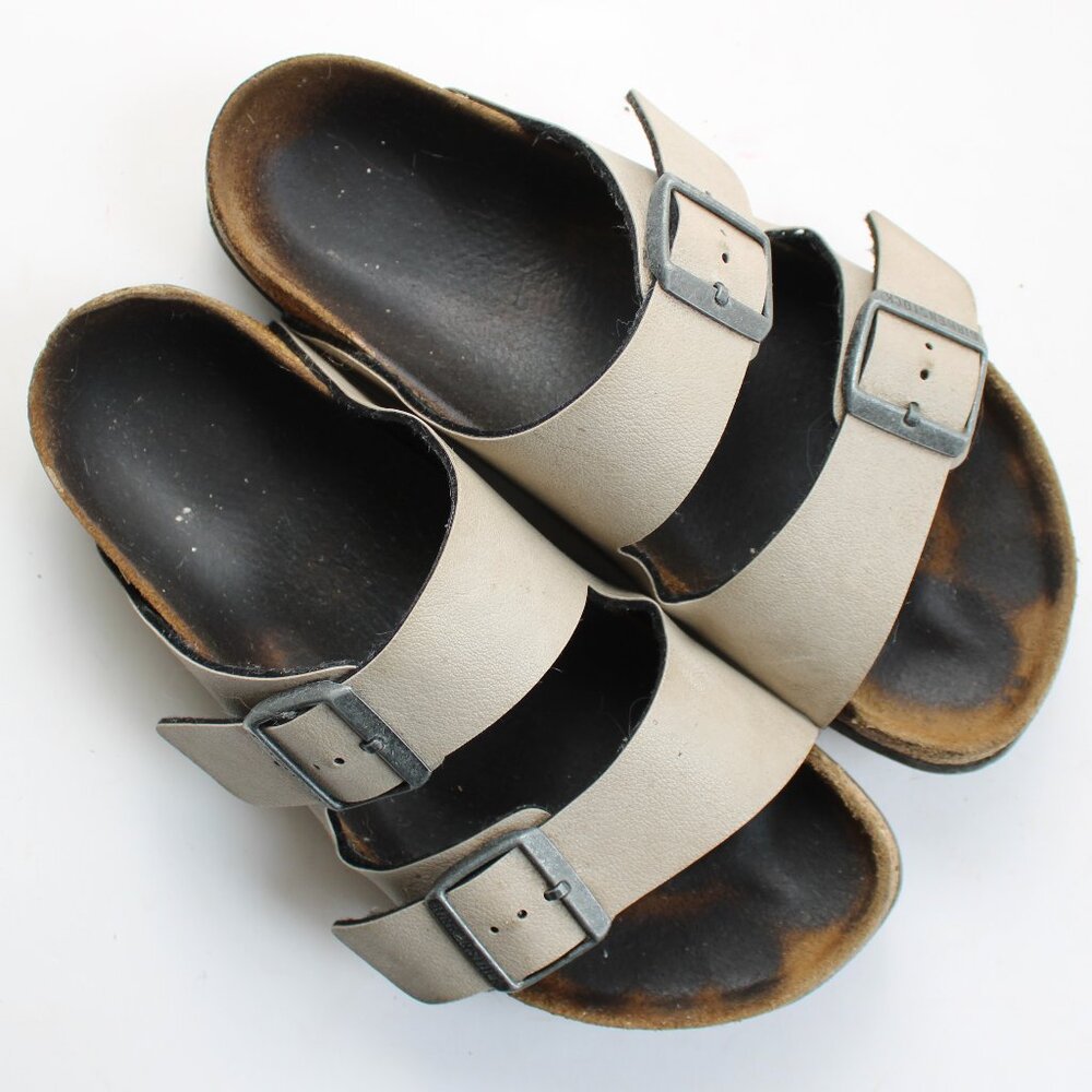 Birkenstock Women's Beige Cream Arizona Sandals Size 7